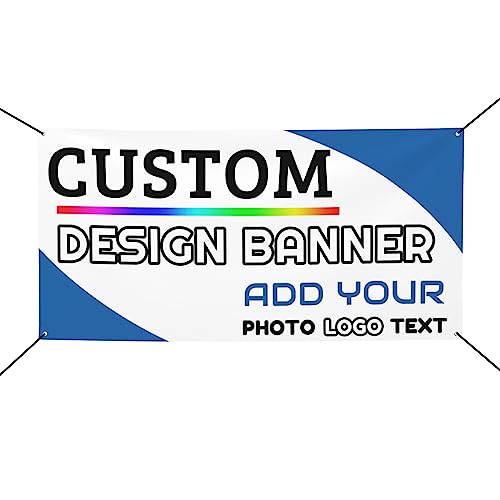 Personalisiertes Banner 120x180cm - Individuell Mit Text & Foto Gestalten