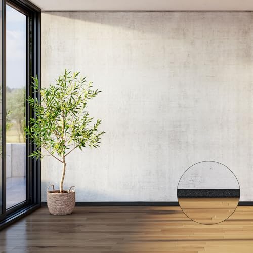 WADILE 360" x 1.57" 3D Wall Edging Self Adhesive, Pattern Molding Peel and Stick Wallpaper Border, Flexible Base Moulding Trim Mirror Border Lines, Black, 4PC by WADILE - Image 4