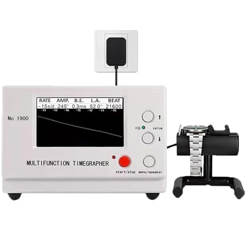 HTDRE Testeur de chronométrage mécanique pour Montres Timegrapher n° 1000/n° 1900 avec écran LCD, n° 1900
