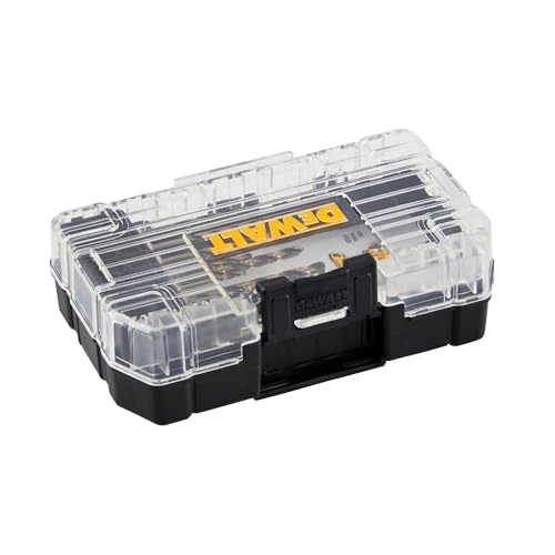 Image of DEWALT 12 Pc Black and Gold Drill Bit Set, Premium Finish Impact Driver Bit Set for Metal, Plastic and Wood (DWAH1182)