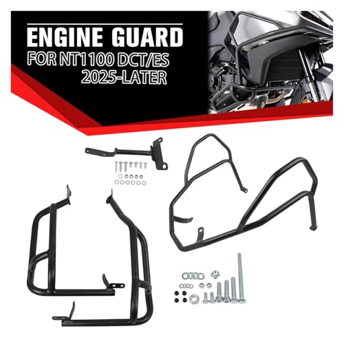 Crash bar NT1100 2025 évite les dégâts de chute avec cette protection moteur robuste