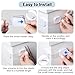 6-Pack Adhesive Baby proofing Strap Locks, Child Proof Cabinet Latches for Drawers, Microwave, Oven, Trash Can, Refrigerator, Toilet Lid, Adjustable No Drilling Need