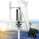 Éolienne Verticale 16000W 20000W Générateur d'énergie, Kit d'énergie éolienne 12V 24V 48V 220V 3 Pales avec Contrôleur, Kit d'éolienne, pour Supplémentation énergétique Domestique(20000W,24V)
