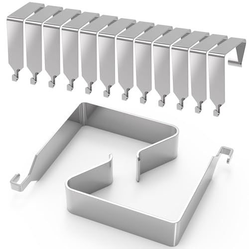 KOPKIO 12 peças ganchos sobre a porta cabides de cubículo de escritório, ganchos de parede de cubícu