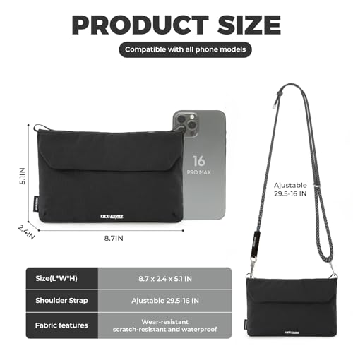 Small Cell Phone Purse Mini Crossbody Bag Travel Wallet Purses RFID Organizer Case Easy to Conceal Pouch for Daily Use2