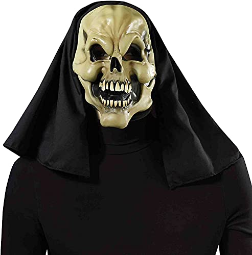 Masque squelette avec capuche pour animer vos soirées d'Halloween