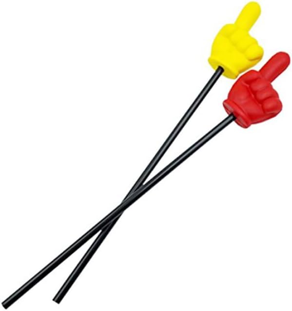 Pointing Stick Indication Stick with Index Finger Teachers Pointer for Party 2PCS Yellow Red Teacher Calendars & Planners : Office Products