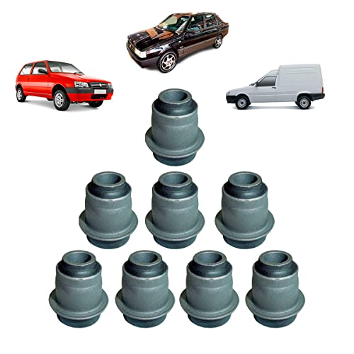 Kit Jogo 8 Bucha Bandeja Suspensão Traseira Uno Fire