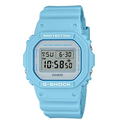 Relógio Casio Unisex G-Shock Soft Colors Azul DW-5600SC-2DR
