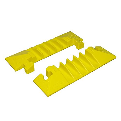 Bumble Bee End Caps for 5 Channel Cable Protector Cord Cover (Pair)