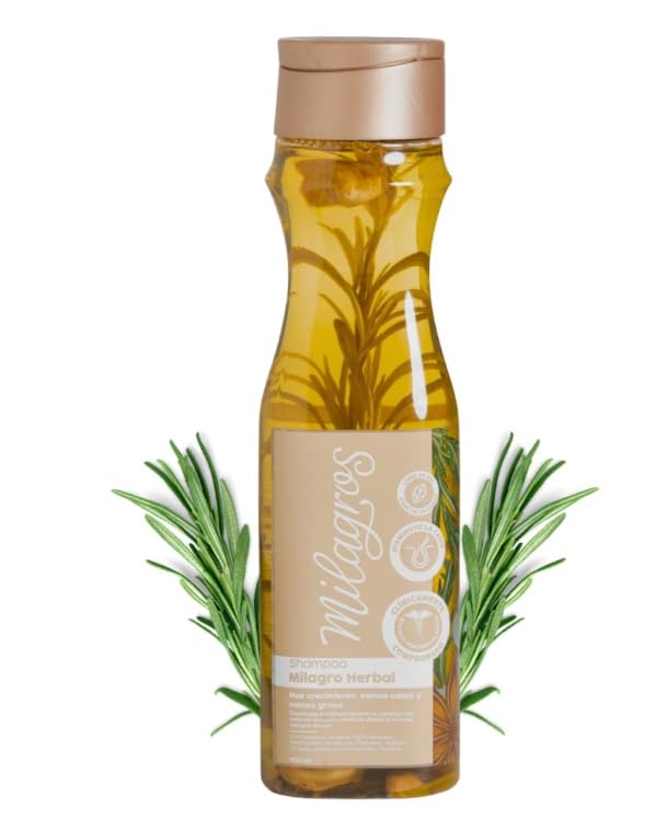 Herbal Hair Shampoo Restores, Strengthens, Hydrates & Revitalizes Naturally Infused with Rosemary Extract, 15 Fl Oz