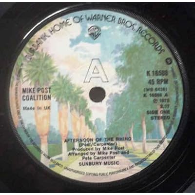 Afternoon Of The Rhino-7" 45