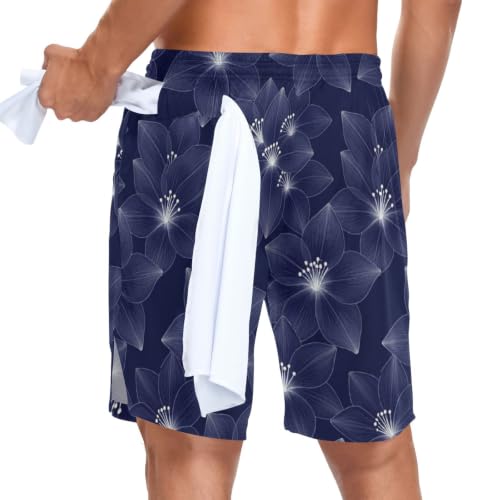Short d'entraînement 2 en 1 pour homme léger avec boucle de serviette