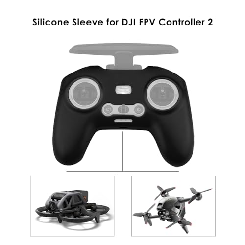 Funda protectora para DJI FPV Controller 2 antideslizante de silicona flexible lavable 2