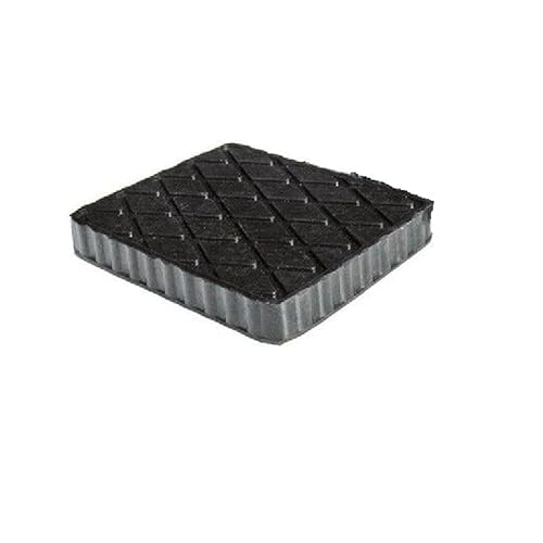 Tampone In Gomma Rettangolare Per Ponte Sollevatore 160X120X30Mm