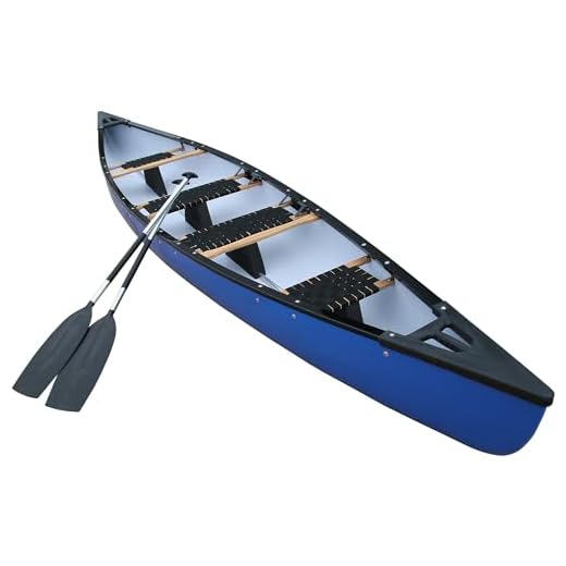 15.94ft Expedition Canoe Kayak, 4-6 Person, 936lbs Capacity, Comfort Seats, Includes 2 Paddles - Ideal for Family & Fishing