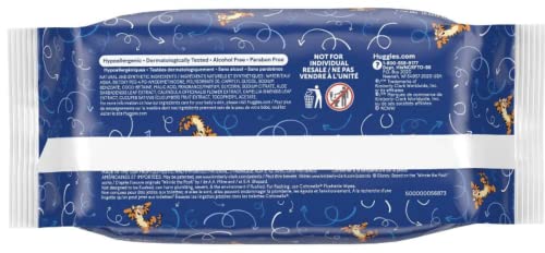 Image of HUGGIES Refreshing Clean Baby Wipes, Disposable Soft Pack (8-Pack, 448 Sheets Total), Scented, Alcohol-Free, Hypoallergenic, Size 1