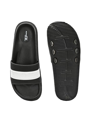 Image of SLIPOVER Flip Flop Slippers for Men (Twin Shade) Stylish|Comfortable|Soft|Lightweight|Anti-Skid|Lab tested|Casual|EVA Slippers|Chappal|Slides