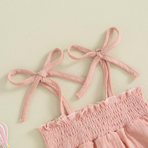 Mubineo Toddler Baby Girl Summer Clothes Denim Outfits Jeans Shorts Sleeveless Tops Ripped Shorts Set Outfit4