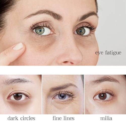 Caffeine Eye Serum with EGCG - Eye Bags Treatment for Women - Under Eye Serum for Dark Circles and Puffiness - Caffeine Serum for Eyes, Hydrating Firming Lifting Anti Aging Wrinkles Nourishing