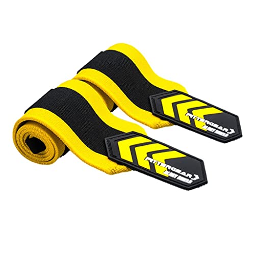 ILIEMOC Weightlifting Wristbands, Pair of Adjustable Elastic Wristbands, Perfect for Bench Presses, Pushups and All Press Exercises, Eliminate Wrist Pain(A)