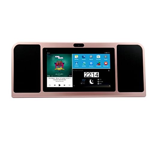 Azpen A770 Wi-Fi Internet Radio Boombox (Rose Gold)