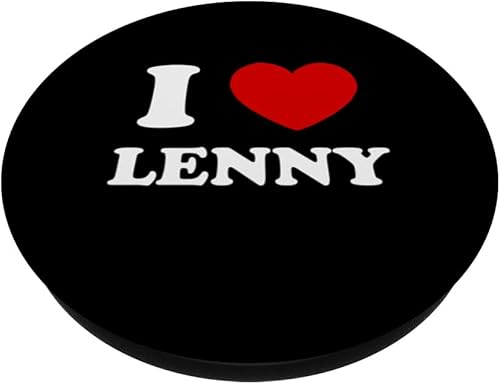 Miniatura 2 de I Love Lenny I Heart Lenny Funny Lenny PopSockets intercambiables PopGrip
