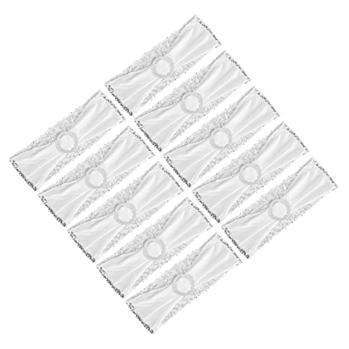 Fundas elásticas de silla plateadas Changor para marcos de decoración de bodas 2