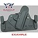Quick Clip Pro Holster Tough Grip Clips, 3 Hole Adjustable Cant for IWB OWB Kydex, Leather, Hybrid Holster Making. Tuckable Black Plastic w/Chicago Screw Hardware Made in USA (1.75