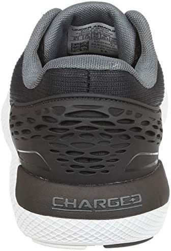 Under Armour Men's Charged Rogue 2 Running Shoe, Black (001)/White, 9.5 X-Wide | Image 2