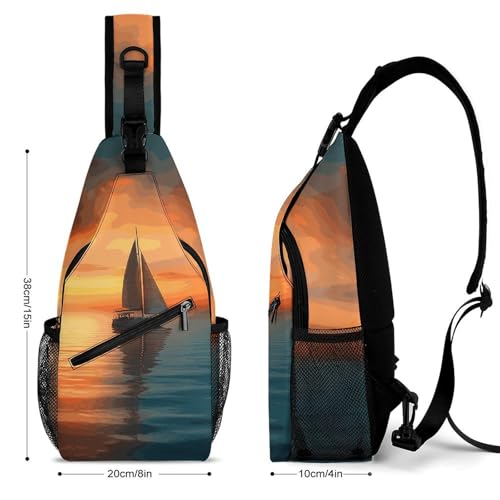 Bolso Sling Crossbody Casual para Viaje y Senderismo miniatura 2