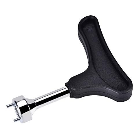 Golfschuh Spikes Schlüssel, Golfschuhe Stollen Wrench Remover, Edelstahl Golf Spitzen, Ratschen Art Griff Schlüssel Werkzeug, Eignet Sich zum Entfernen und Installieren von Schuh Spike Cover