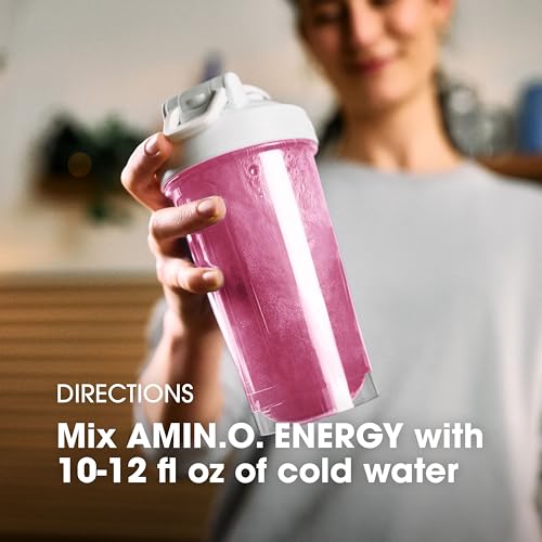 Image of Optimum Nutrition Essential Amino Energy Plus Electrolytes Stick Packs, Energy Powder, Strawberry Burst, 7 Count