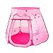 BATTOP Pink Princess Tent Indoor and Outdoor 1-8 Years Old Children Game Play Toys Tent Balls Not Included (Pink)