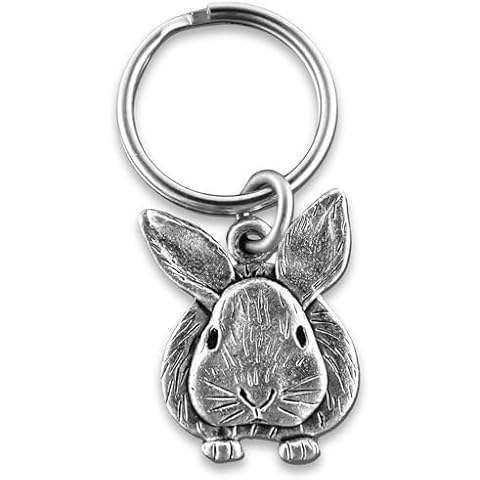 The Magic Zoo Pewter Bunny Keychain Cover