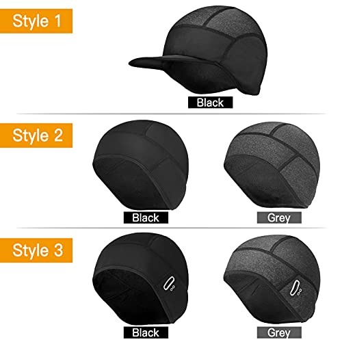 Boné de ciclismo masculino feminino bandana de lã à prova de vento Boné de inverno para esportes ao