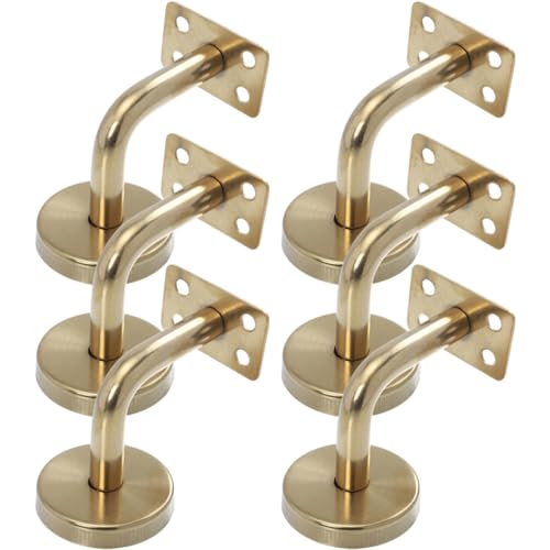 Support main courante robuste en acier inoxydable pour fixation murale fixe