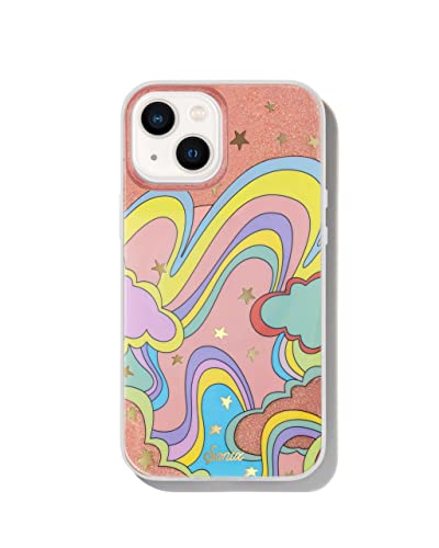 Sonix イリュージョンケース iPhone 13用 [10フィート 落下テスト済み] 保護ヴィンテージレインボーカバー Apple iPhone 13用