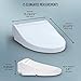 TOTO® WASHLET® C5 Electronic Bidet Toilet Seat with PREMIST and EWATER+ Wand Cleaning, Elongated, Cotton White - SW3084#01