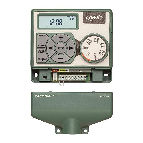 Programmateur d'arrosage Orbit 4 stations avec interface intuitive et robuste