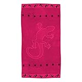  TEXTIL TARRAGO Toalla de Playa 90x170 cm 100% Algodon Egipcio salamandra Fucsia EGP26-1