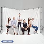 EMART Backdrop Stand, 20x7ft(WxH) Large Adjustable Background Support System with 308° Angle Rotatable Connector, 8 Clamps, 3 Sandbags and Carry Bag for Parties, Wedding, Photography Studio - Image 5