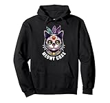Photo Gallery mardi gras sugar skull kitty meowy gras carnevale new orleans felpa con cappuccio Photo Gallery mardi gras sugar skull kitty meowy gras carnevale new orleans felpa con cappuccio