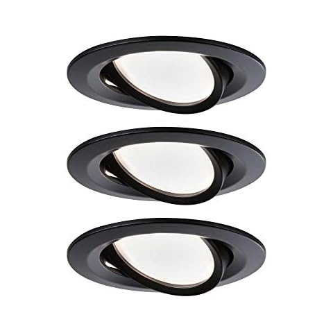 Set de 3 Focos de Pared LED Paulmann Nova Coin Cover