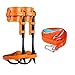 MIZHAO Tree Climbing Spikes Kit - Tree Climbing Gear Arborist Tree Climbing Kit for Tree Work, Climbing Sports Working 16.13 inches Yellow Brown