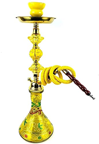 XJHYJS Shisha Set, 50cm Hukahn Single-Tube-legierungshuka, Geeignet Für Familien, Ausländische Hotels, Bars, Clubs… – Bild 7