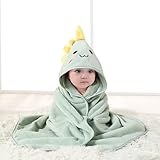 Personalisierte Baby Handtuch mit Name Kapuzenhandtuch Handtücher Badetuch Personalisiert Babyhandtuch mit Kapuze, Geschenke für Mädchen Junge, 80*80 cm, Korallenfleece, Bestickt, Weich & Bequem (#05)