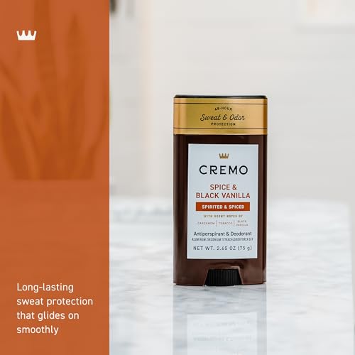 Image of Cremo Deodorant for Men, 48-hour Sweat and Odor Protection