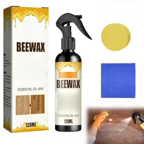 Bienenwachs Möbelpolitur Bienenwachs Spray Natürliches Mikromolekularisiertes Bienenwachsspray Bienenwachsspray für Möbel Natural Micro Molecularized Beeswax Spray Möbelpflege Bienenwachs (1PC)