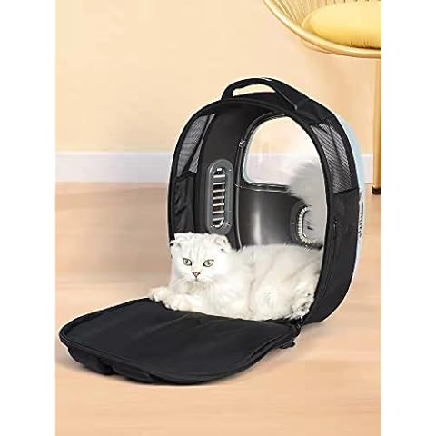 PAKEWAY pet Carrier Backpack, Space Capsule Design, Heating Function (White) Cover